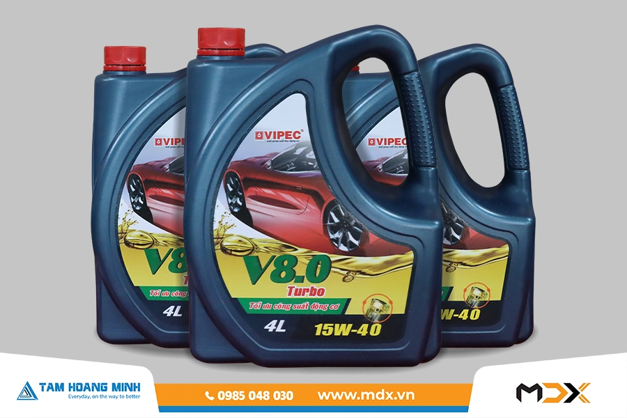 V8.0 - Nhớt Động Cơ Diesel Và Xăng Dành Cho Xe Ôtô