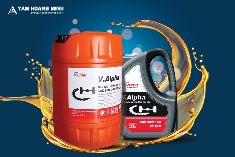 V.Alpha 85W-140 - Nhớt hộp số xe ô tô cao cấp 