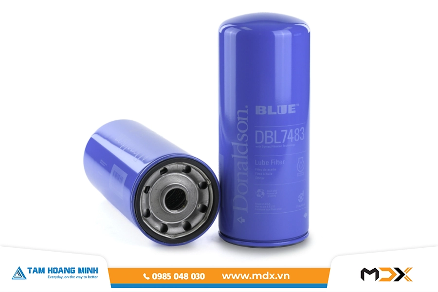 DBL7483 - Lọc dầu động cơ toàn phần dạng vặn Donaldson Blue®