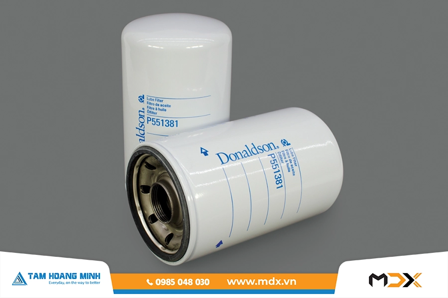 P551381 - Lọc dầu động cơ toàn phần dạng vặn Donaldson