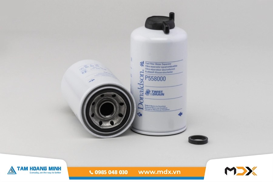 P558000 - Lọc nhiên liệu tách nước Donaldson dạng vặn TWIST&DRAIN